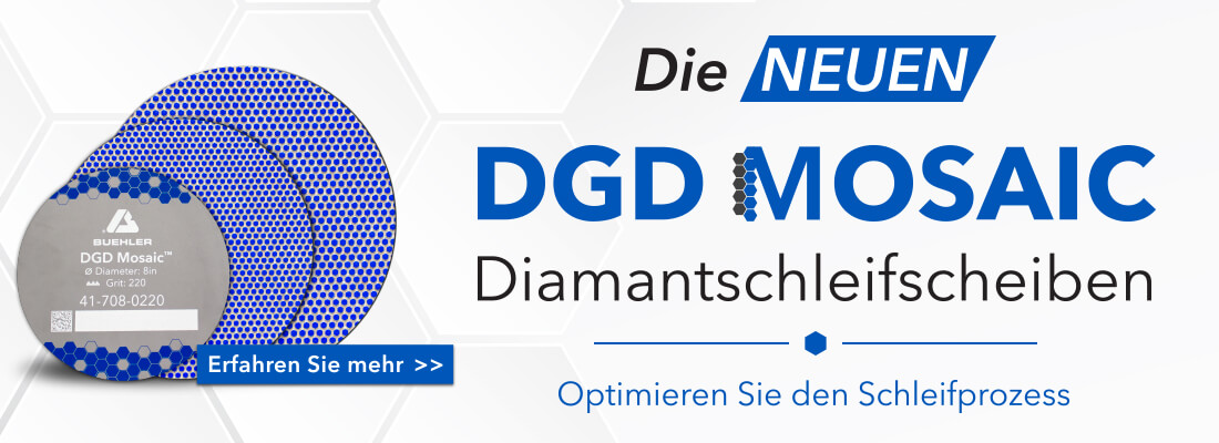 Die Neuen DGD Mosaic Diamantschleifscheiben Optimieren Sie den Schleifprozess.